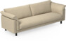 Cherrie - 4-sits soffa, hel dyna, fast klädsel - Beige