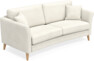Eden - 2,5-sits soffa svängd - Vit