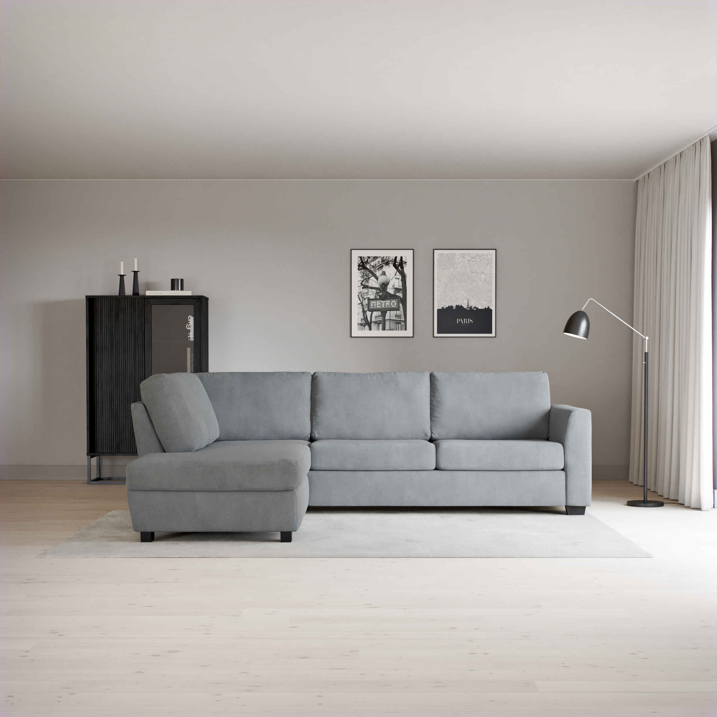Friday - 2,5-sits soffa med divan vänster - inspiration