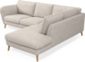 Madison - 2-sits soffa med divan höger - Vit