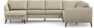 County - Hörnsoffa, 3+2-sits med schäslong vänster - Beige
