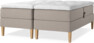 Delux Dream - Ställbar säng, dubbelsäng med bäddmadrass - Beige