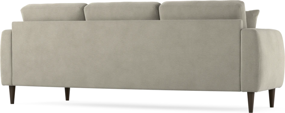 Eden - 3-sits soffa svängd - Brun