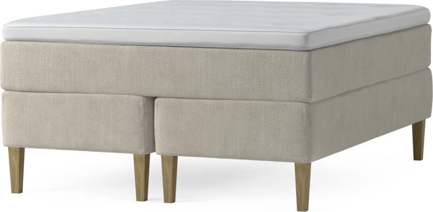 Delux Dream - Kontinentalsäng, dubbelsäng med bäddmadrass och sängben