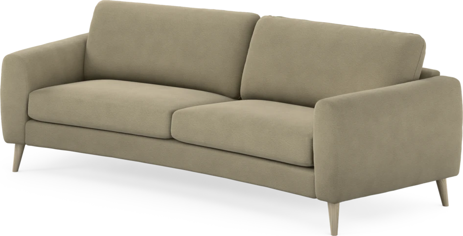 Bridge - 3-sits soffa svängd - Beige