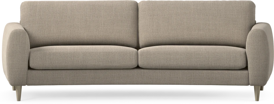 Bridge - 3-sits soffa svängd - Beige