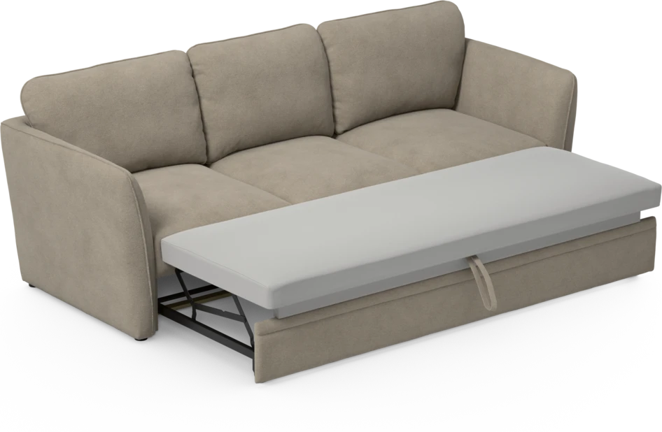 Öland - Bäddsoffa 3-sits, längsbäddad - Beige