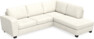 Friday - 2,5-sits soffa med divan höger - Vit