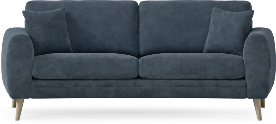 Eden - 2,5-sits soffa svängd - Blå