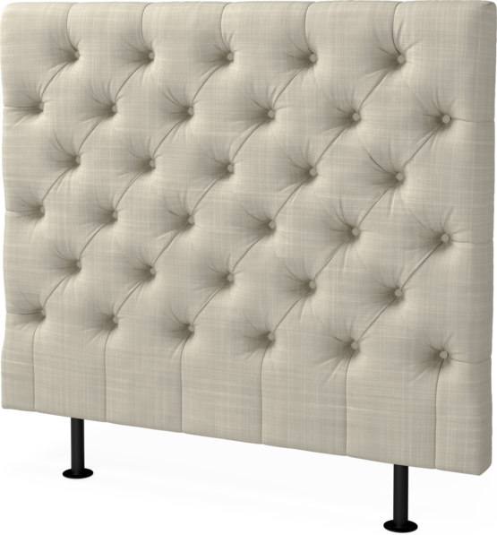 Cape pikerad - Sänggavel låg, , 90-210 cm - Beige