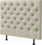 Cape pikerad - Sänggavel låg, , 90-210 cm - Beige