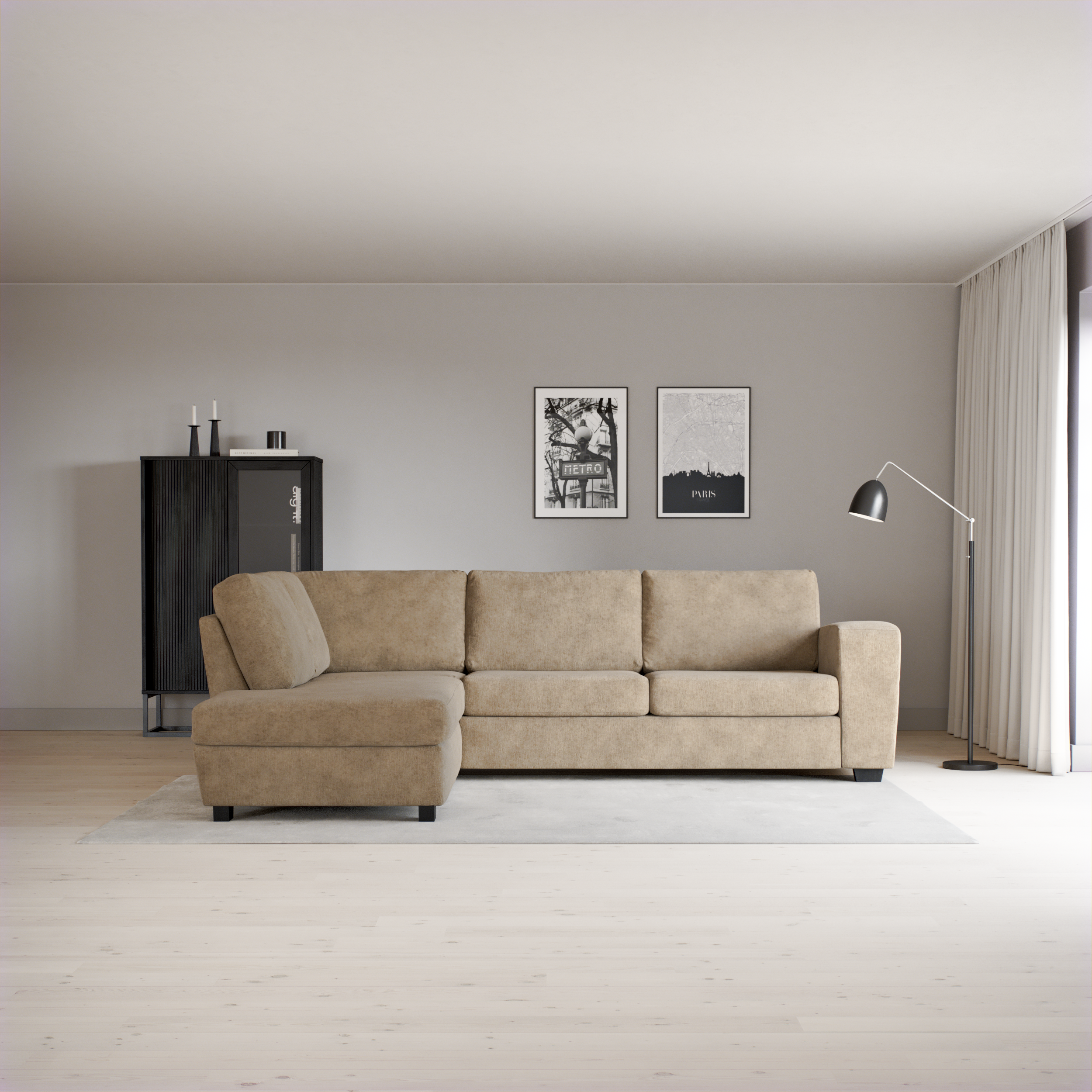 Friday - 2,5-sits soffa med divan vänster - inspiration
