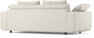 Amie - 3-sits soffa - Vit