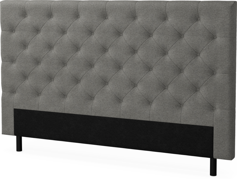Delux Pikerad - Sänggavel, 90-210 cm - Grå
