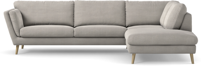 Madison Lux - 3-sits soffa med divan höger - Grå