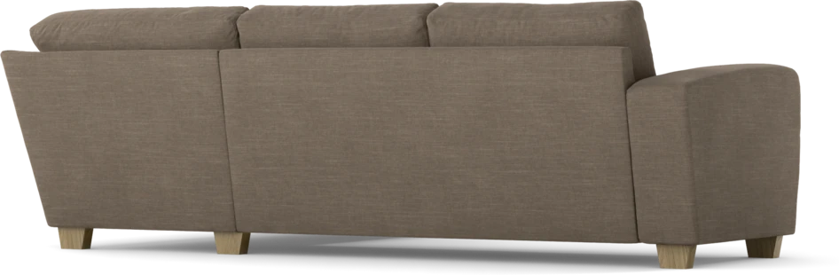 Friday - 2,5-sits soffa med divan höger - Brun
