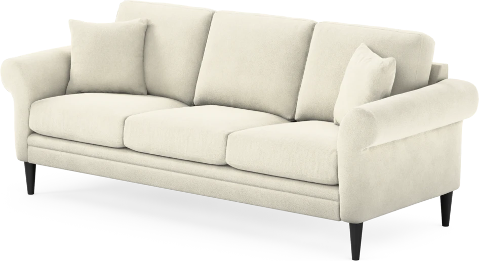 Eden - 3-sits soffa - Vit