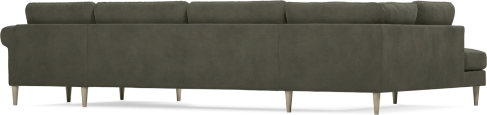 Bridge - 3-sits soffa med divan vänster och schäslong höger - Grå