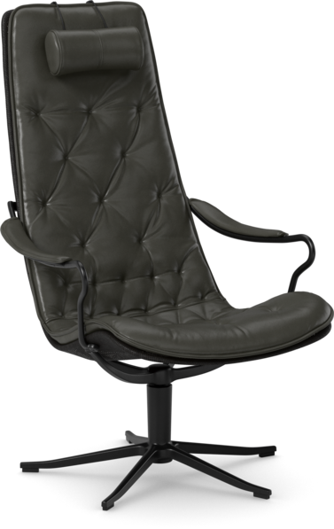 Moore - Fåtölj hög rygg - Grå