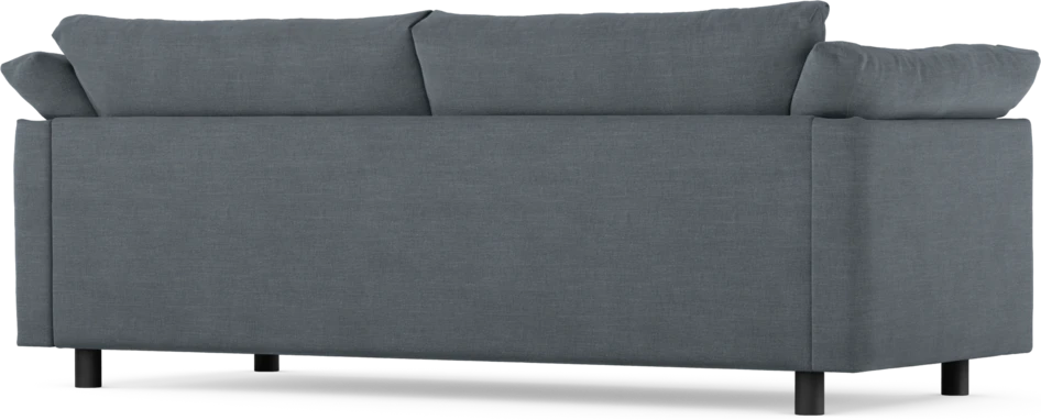 Cherrie - 2,5-sits soffa, hel dyna, fast klädsel - Blå
