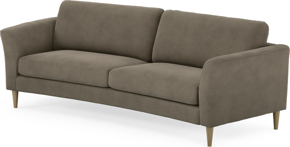 Bridge - 3-sits soffa svängd - Beige