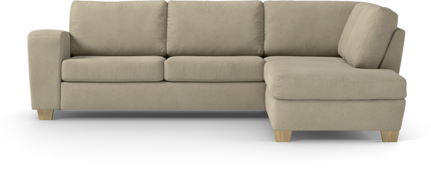 Friday - 2,5-sits soffa med divan höger - Beige