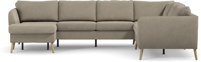 County - Hörnsoffa, 3+2-sits med schäslong vänster - Beige