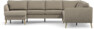 County - Hörnsoffa, 3+2-sits med schäslong vänster - Beige