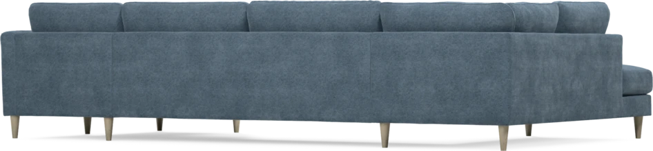 Bridge - 3-sits soffa med divan vänster och schäslong höger - Blå