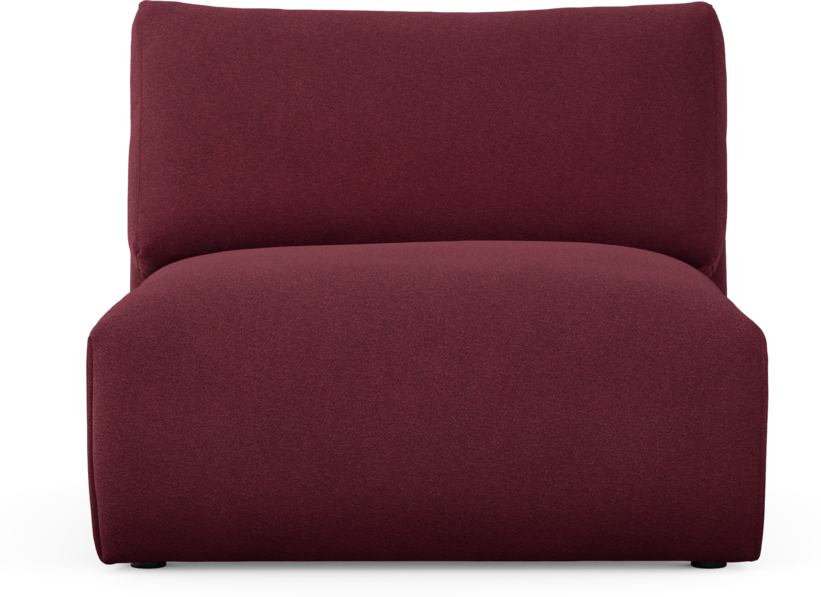 Free - 1,5-sits utan armstöd - Röd