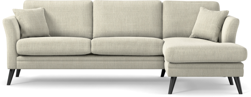 Eden - 2,5-sits soffa med schäslong - Beige