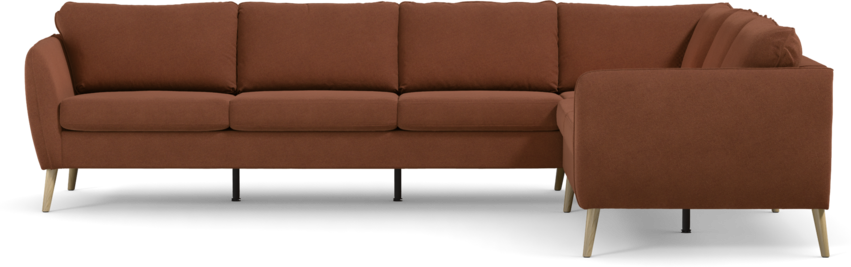 County - Hörnsoffa, 3+2-sits - Orange