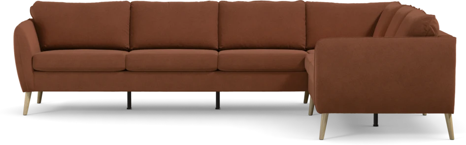 County - Hörnsoffa, 3+2-sits - Orange