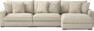 Rossi - 3-sits soffa med schäslong höger - Beige