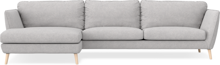 Madison - 3-sits soffa med schäslong vänster - Grå