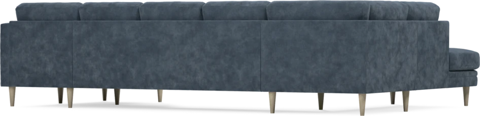 Eden - 3-sits soffa med divan vänster och schäslong höger - Blå
