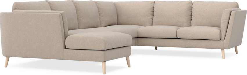 Madison Lux - Hörnsoffa med schäslong vänster - Beige