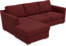 Friday - 3-sits soffa med schäslong vänster - Rosa