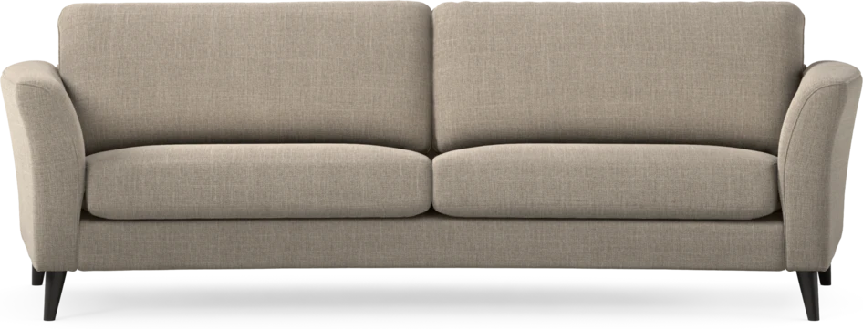 Bridge - 3-sits soffa svängd - Beige