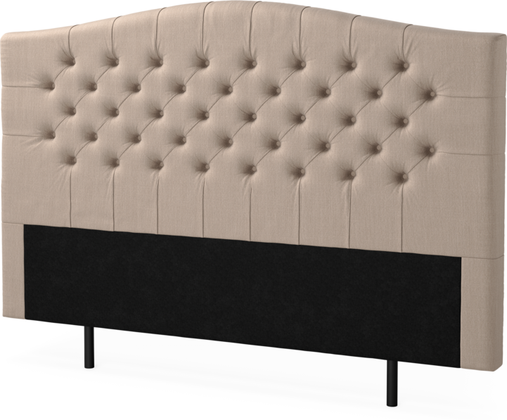 New York välvd - Sänggavel, 90-210 cm - Beige