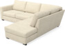 Friday - 2,5-sits soffa med divan höger - Beige