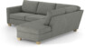 Friday - 2,5-sits soffa med divan höger - Grå