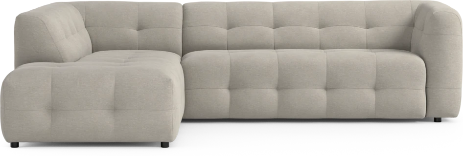Bella - 3-sits soffa med divan vänster - Grå