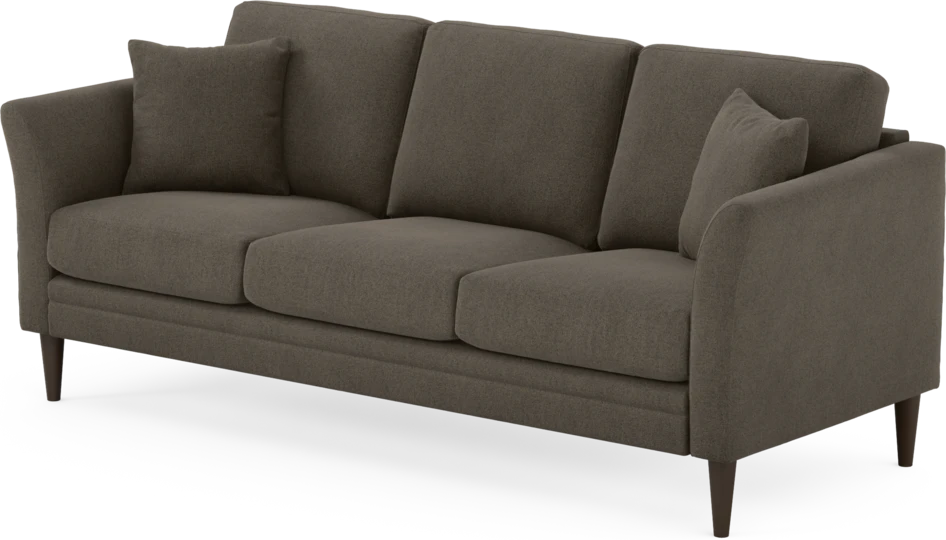 Eden - 3-sits soffa - Brun