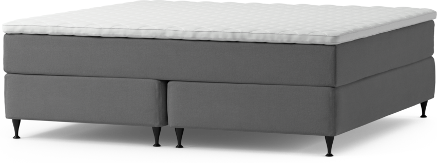 Delux Exclusive - Kontinentalsäng, dubbelsäng med bäddmadrass och sängben