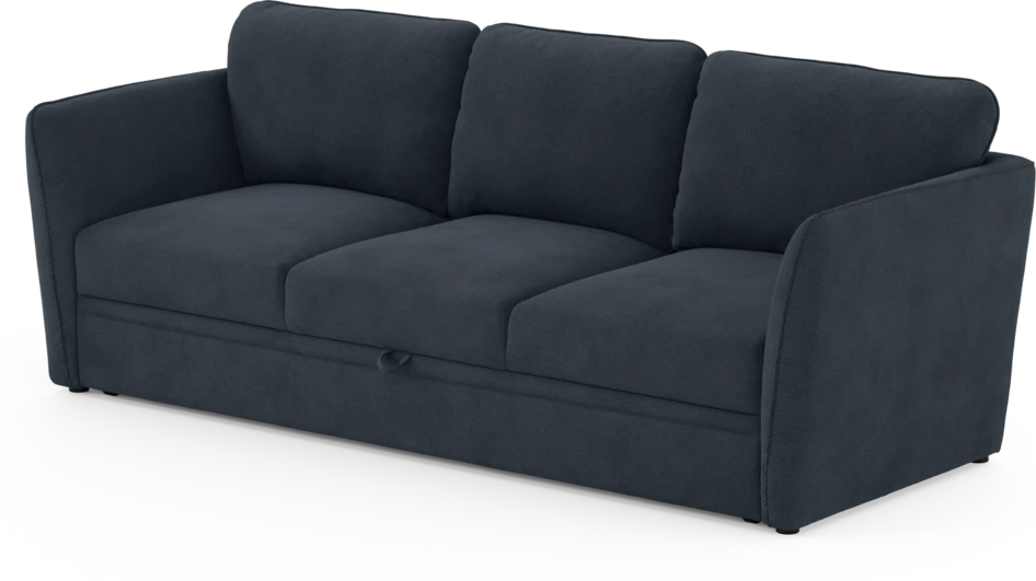 Öland - Bäddsoffa 3-sits, längsbäddad - Blå