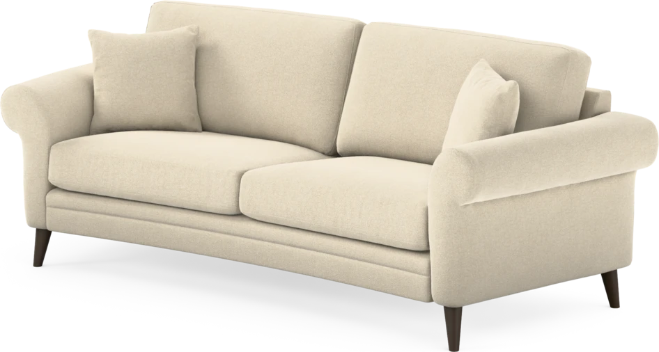 Eden - 2,5-sits soffa svängd - Beige