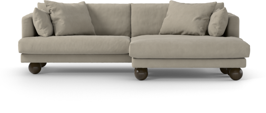 Harper - 4-sits med schäslong XL höger - Beige