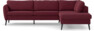 County - 2,5-sits soffa med divan höger - Röd