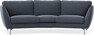 Madison - 3-sits soffa svängd, 70 cm - Blå